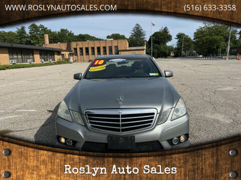 2010 Mercedes-Benz E-Class for sale at Roslyn Auto Sales in Roslyn Heights NY