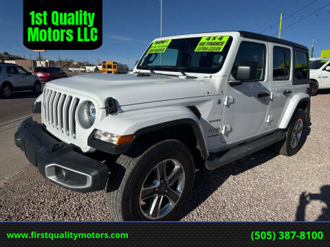 2020 Jeep Wrangler Unlimited for sale at 1st Quality Motors LLC in Gallup NM