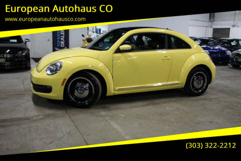 2012 Volkswagen Beetle for sale at European Autohaus CO in Denver CO