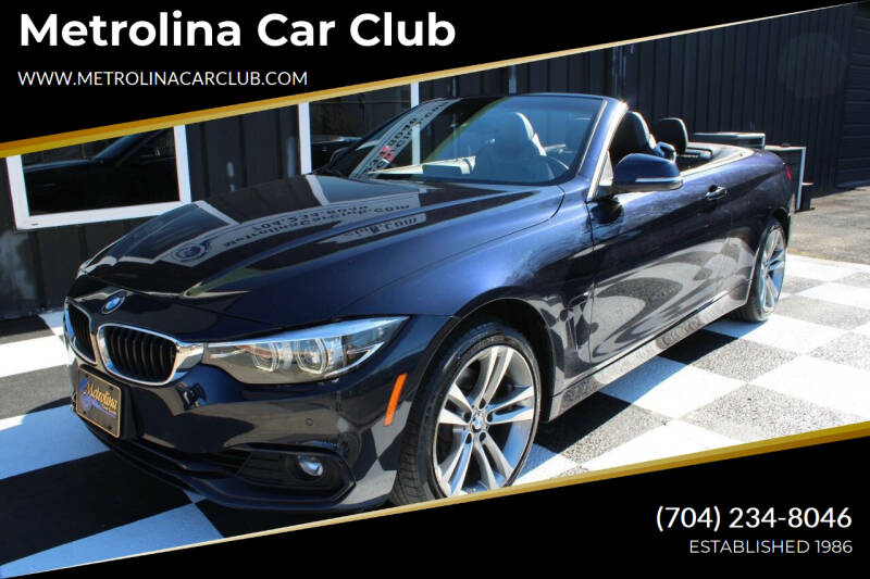2018 BMW 4 Series for sale at Metrolina Car Club in Stallings NC