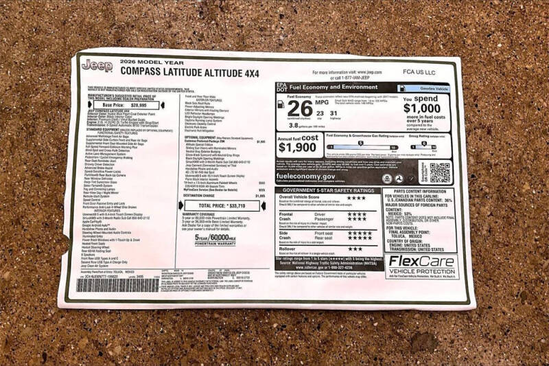 2026 Jeep Compass Latitude