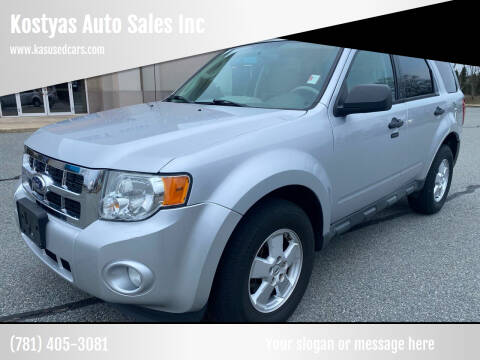 2012 Ford Escape for sale at Kostyas Auto Sales Inc in Swansea MA