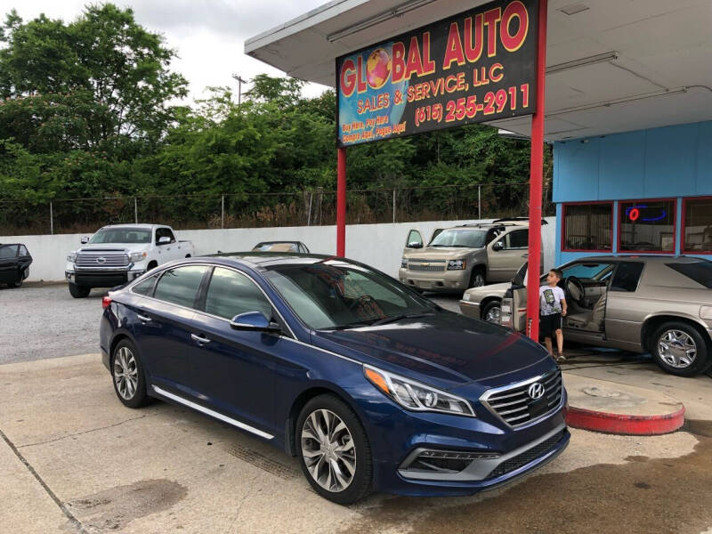 2015 Hyundai Sonata for sale at Global Auto Sales and Service in Nashville TN