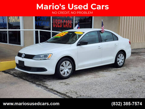 2012 Volkswagen Jetta for sale at Mario's Used Cars in Houston TX