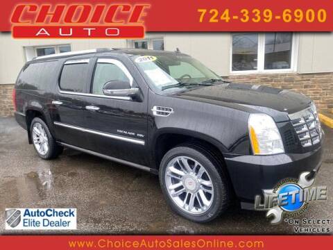2011 Cadillac Escalade ESV for sale at CHOICE AUTO SALES in Murrysville PA
