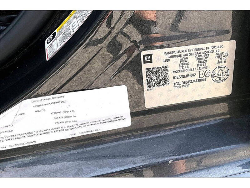 2018 Chevrolet Sonic LT Auto