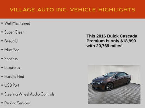 2016 Buick Cascada Premium