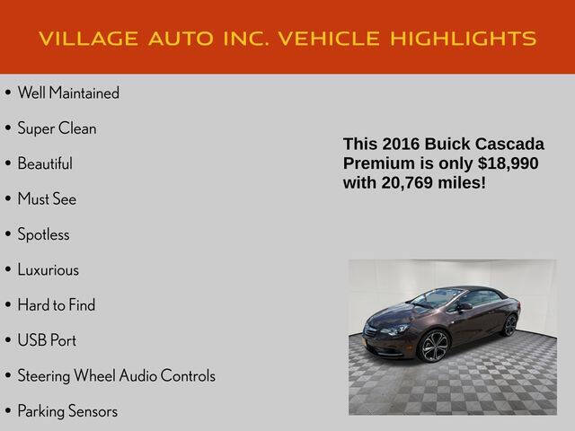 2016 Buick Cascada Premium