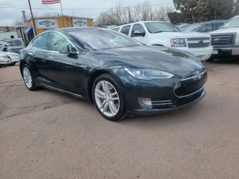 2013 Tesla Model S for sale at BERKENKOTTER MOTORS in Brighton CO