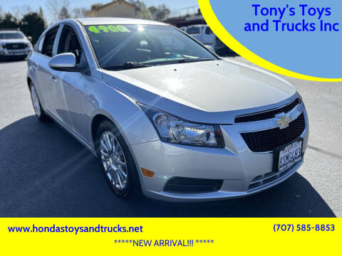 2012 Chevrolet Cruze for sale at Tony's Toys and Trucks Inc in Santa Rosa CA