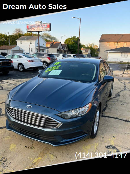 2018 Ford Fusion for sale at Dream Auto Sales in South Milwaukee WI