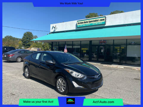 2014 Hyundai Elantra for sale at Action Auto Specialist in Norfolk VA