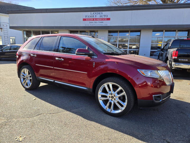 2013 Lincoln MKX for sale at Landes Family Auto Sales in Attleboro MA