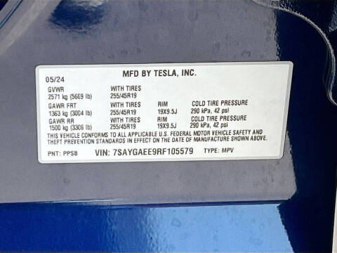 2024 Tesla Model Y Long Range