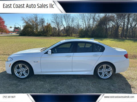 2013 BMW 5 Series for sale at East Coast Auto Sales llc in Virginia Beach VA
