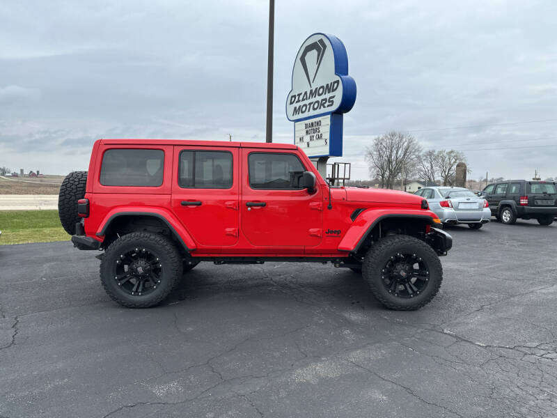 2021 Jeep Wrangler Unlimited for sale at Diamond Motors in Pecatonica IL