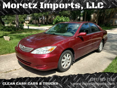 2002 Toyota Camry for sale at Moretz Imports, LLC in Spring TX