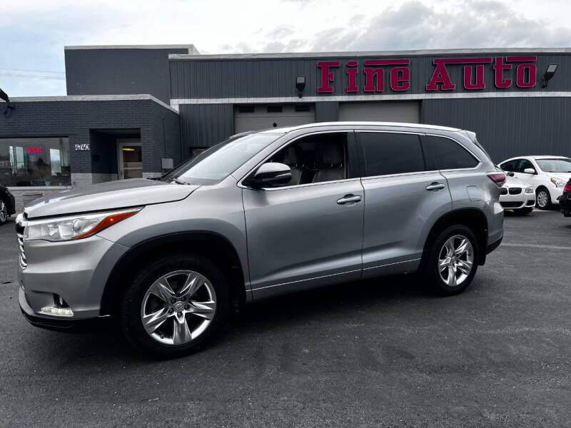 2015 Toyota Highlander for sale at Fine Auto Sales in Cudahy WI
