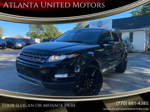 2013 Land Rover Range Rover Evoque for sale at Atlanta United Motors in Jefferson GA