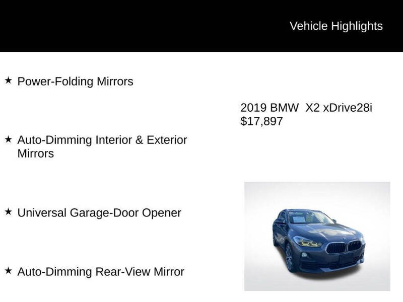 2019 BMW X2 xDrive28i
