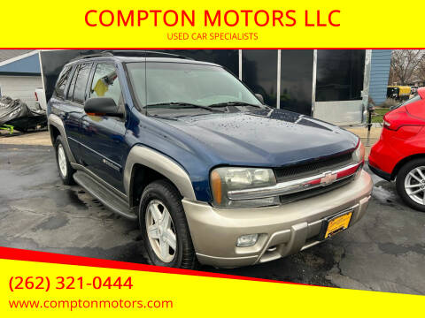 2003 Chevrolet TrailBlazer for sale at COMPTON MOTORS LLC in Sturtevant WI