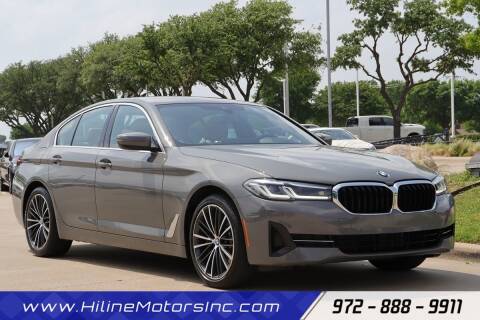 2021 BMW 5 Series for sale at HILINE MOTORS in Plano TX