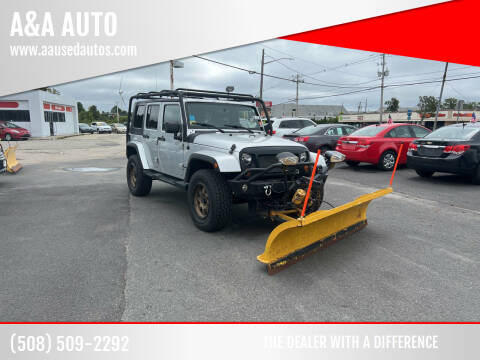 2008 Jeep Wrangler Unlimited for sale at A&A AUTO in Fairhaven MA