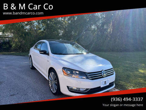 2015 Volkswagen Passat for sale at B & M Car Co in Conroe TX