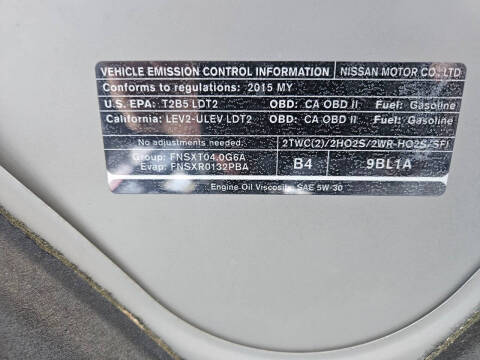 2015 Nissan Frontier SV V6