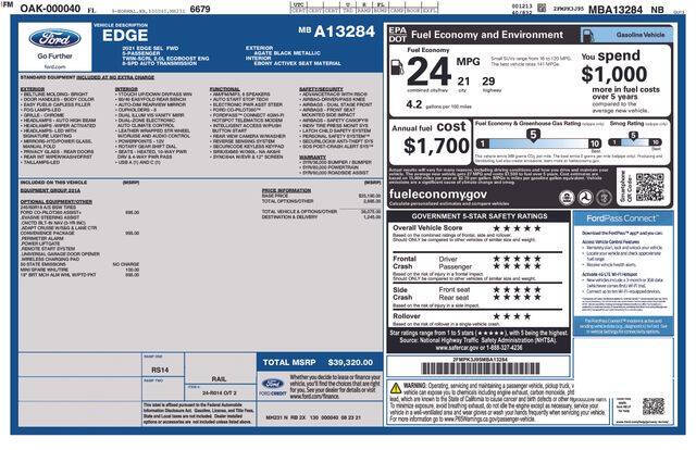 2021 Ford Edge SEL