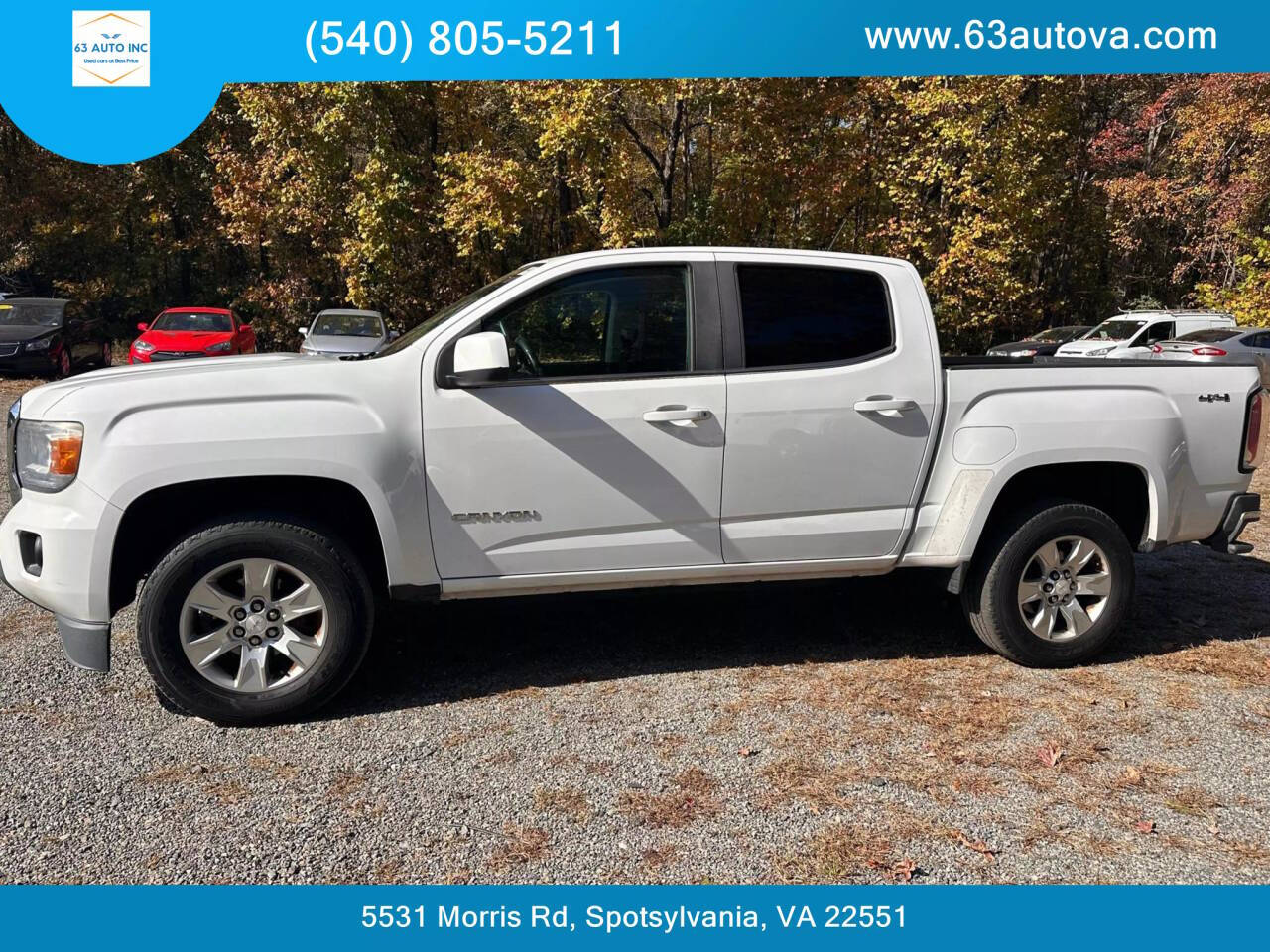 2015 GMC Canyon for sale at 63 Auto Inc in Spotsylvania, VA