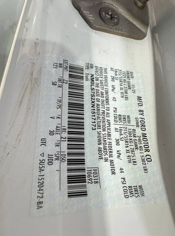 2022 Ford Transit Connect XL