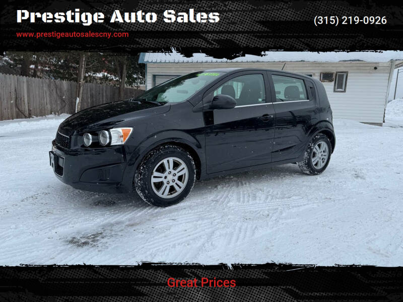 2016 Chevrolet Sonic for sale at Prestige Auto Sales in Yorkville NY