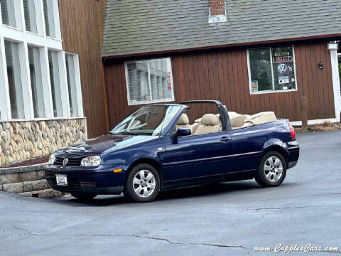 2002 Volkswagen Cabrio for sale at Cupples Car Company in Belmont NH