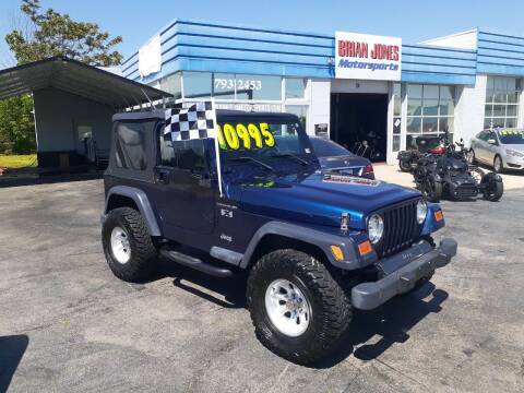 2002 Jeep Wrangler for sale at Brian Jones Motorsports Inc in Danville VA