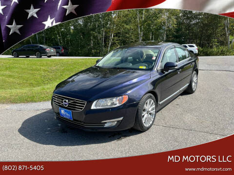 2015 Volvo S80 for sale at MD Motors LLC in Williston VT