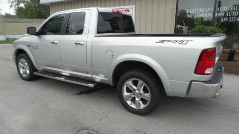 2013 RAM 1500 for sale at Goodman Auto Sales in Lima OH
