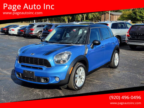 2014 MINI Countryman for sale at Page Auto Inc in Green Bay WI