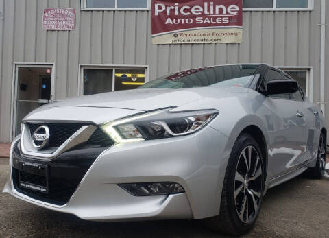 2017 Nissan Maxima for sale at PRICELINE AUTOS in Binghamton NY