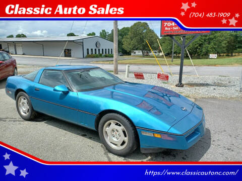 1988 Chevrolet Corvette for sale at Classic Auto Sales in Maiden NC