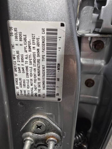 2007 Honda Accord Value Package