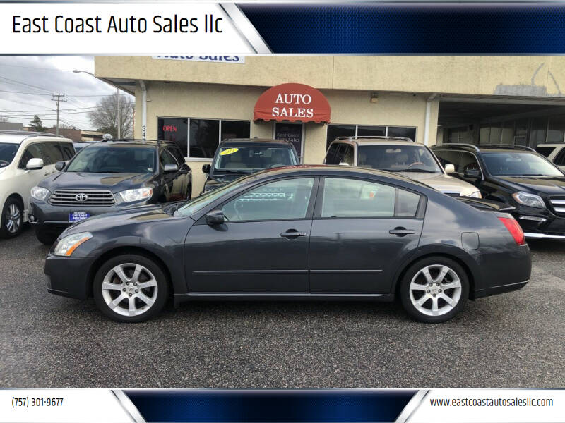 2007 Nissan Maxima for sale at East Coast Auto Sales llc in Virginia Beach VA