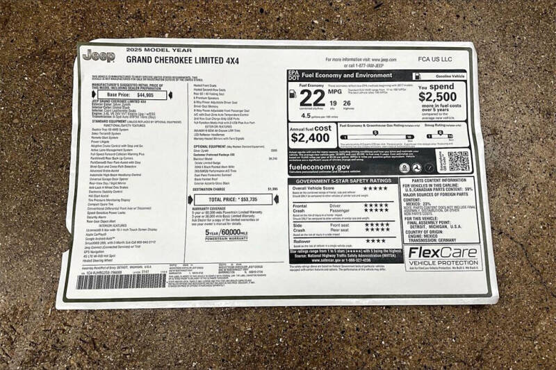 2025 Jeep Grand Cherokee Limited