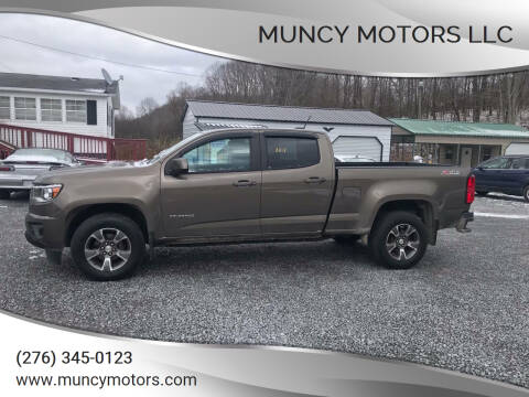 2017 Chevrolet Colorado for sale at MUNCY MOTORS LLC in Bluefield VA