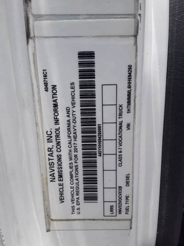 2017 International DuraStar 4300