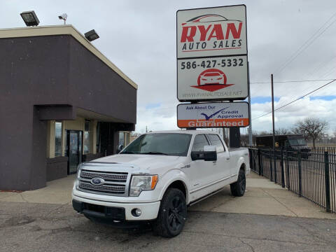 2011 Ford F-150 for sale at Ryan Auto Sales in Warren MI