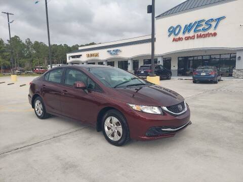 2013 Honda Civic for sale at 90 West Auto & Marine Inc in Mobile AL
