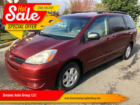 2005 Toyota Sienna for sale at Dreams Auto Sales LLC in Leesburg VA