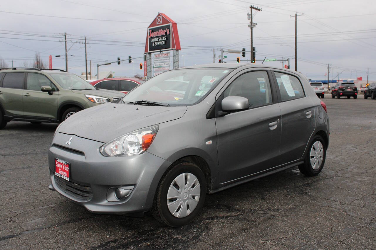 2015 Mitsubishi Mirage for sale at Jennifer's Auto Sales & Service in Spokane Valley, WA