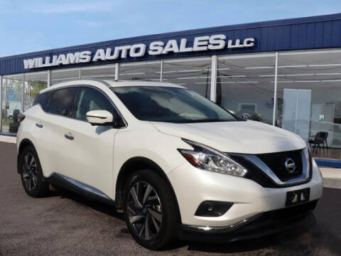 2017 Nissan Murano for sale at Williams Auto Sales, LLC in Cookeville TN